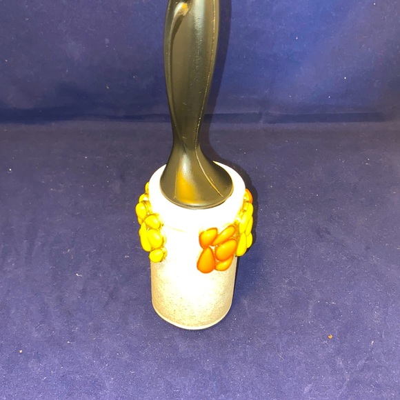 Ceramic and Gold plated elastic bracelet - Picture 3 of 3